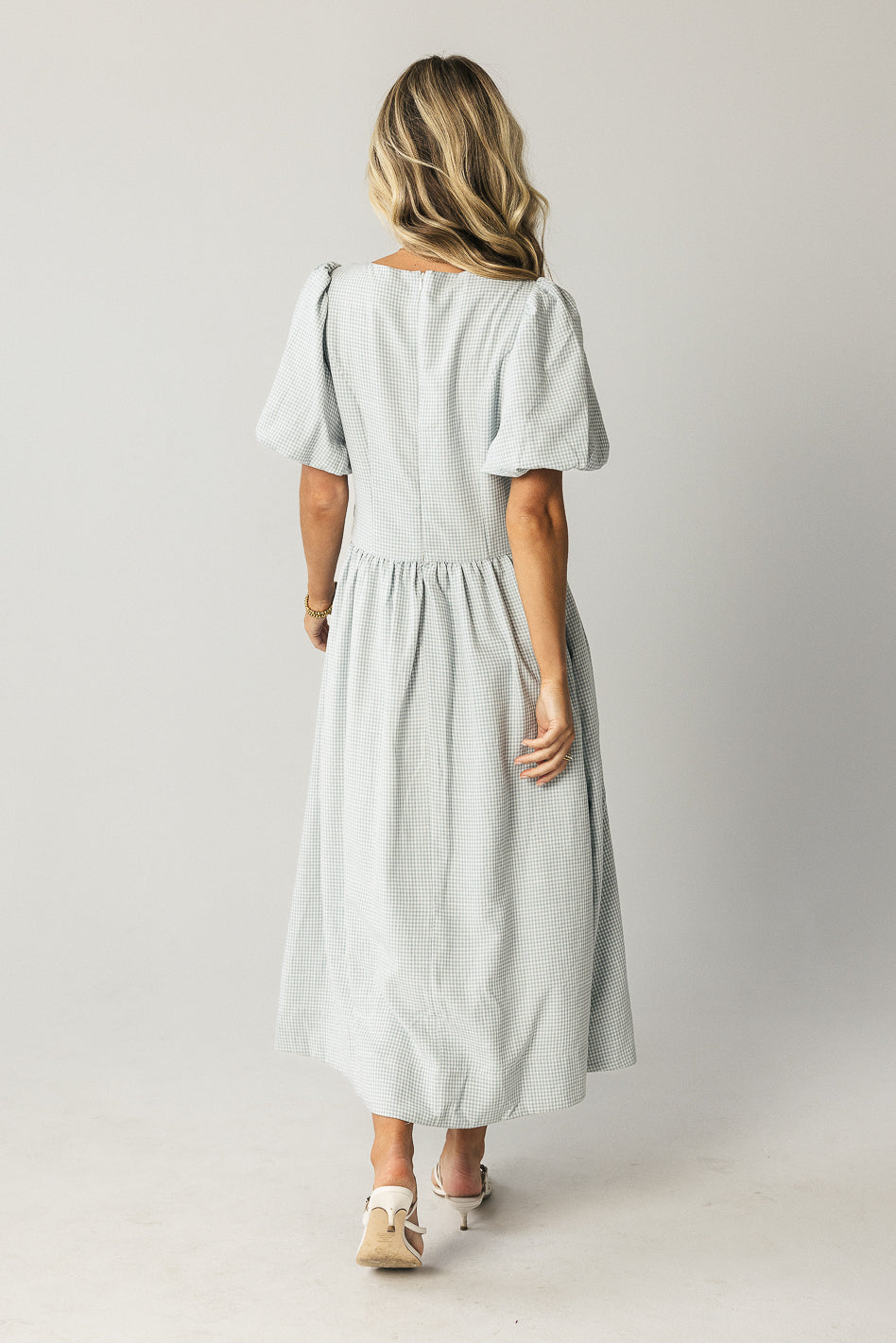Elyse Gingham Maxi Dress - FINAL SALE