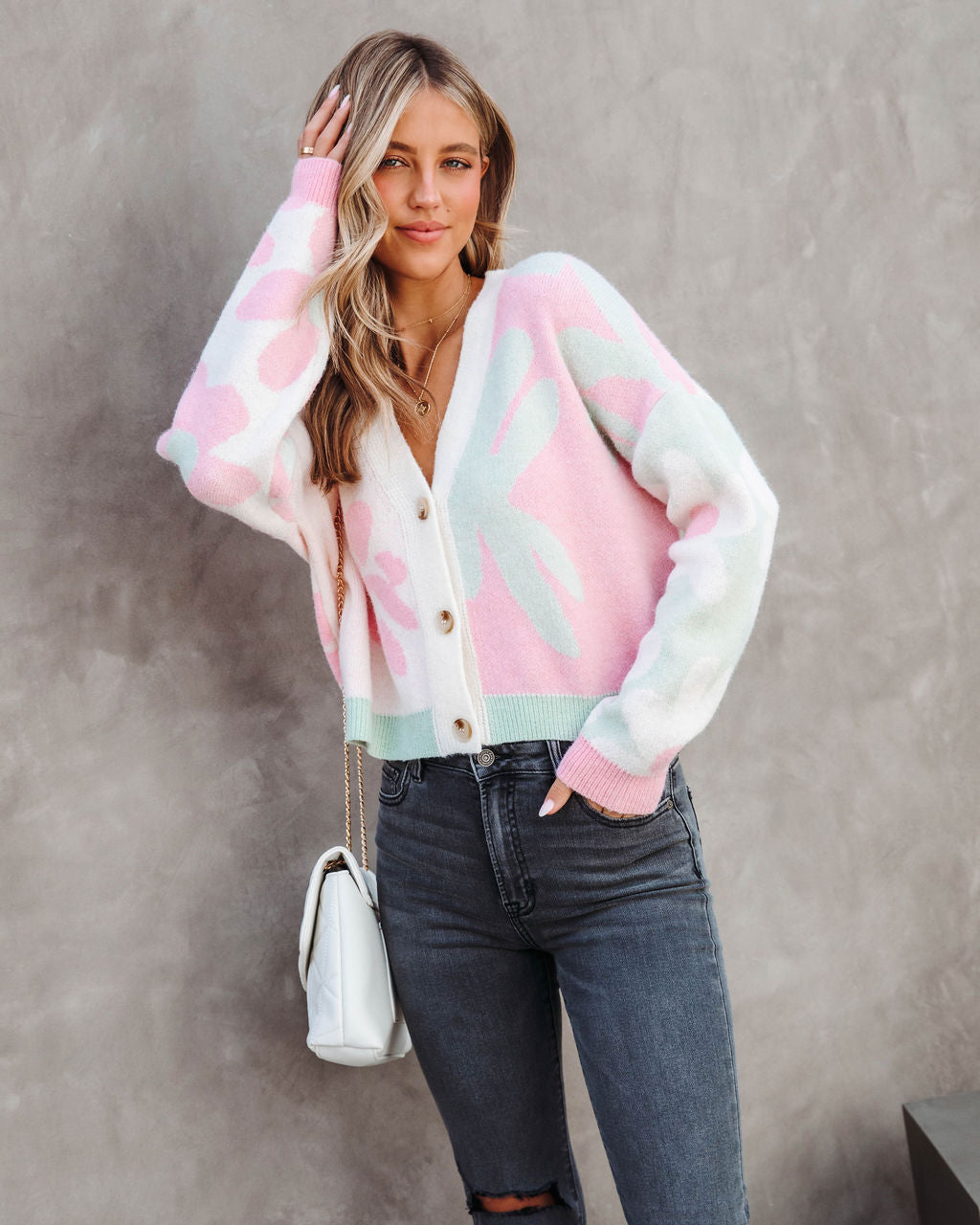 Cuddle Club Cardigan - Ivory - SALE