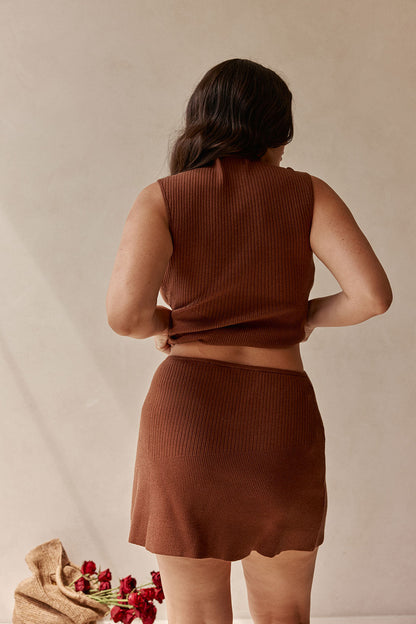 Ellamay Skirt - Gingerbread