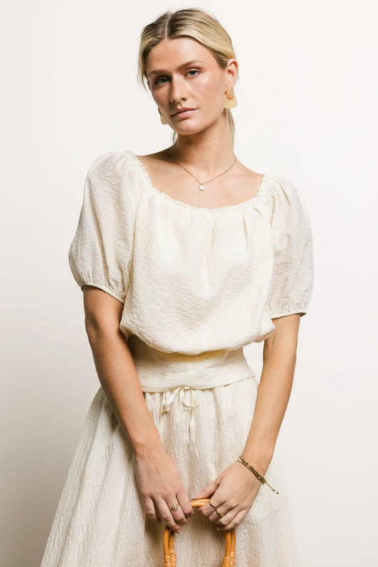 Caroline Striped Blouse - FINAL SALE