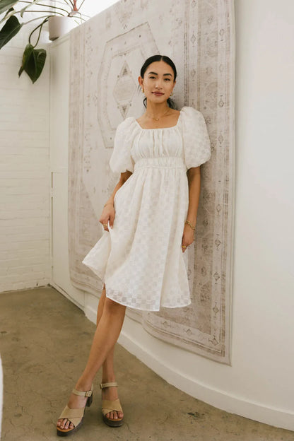 Easton Textured Midi Dress - FINAL SALE