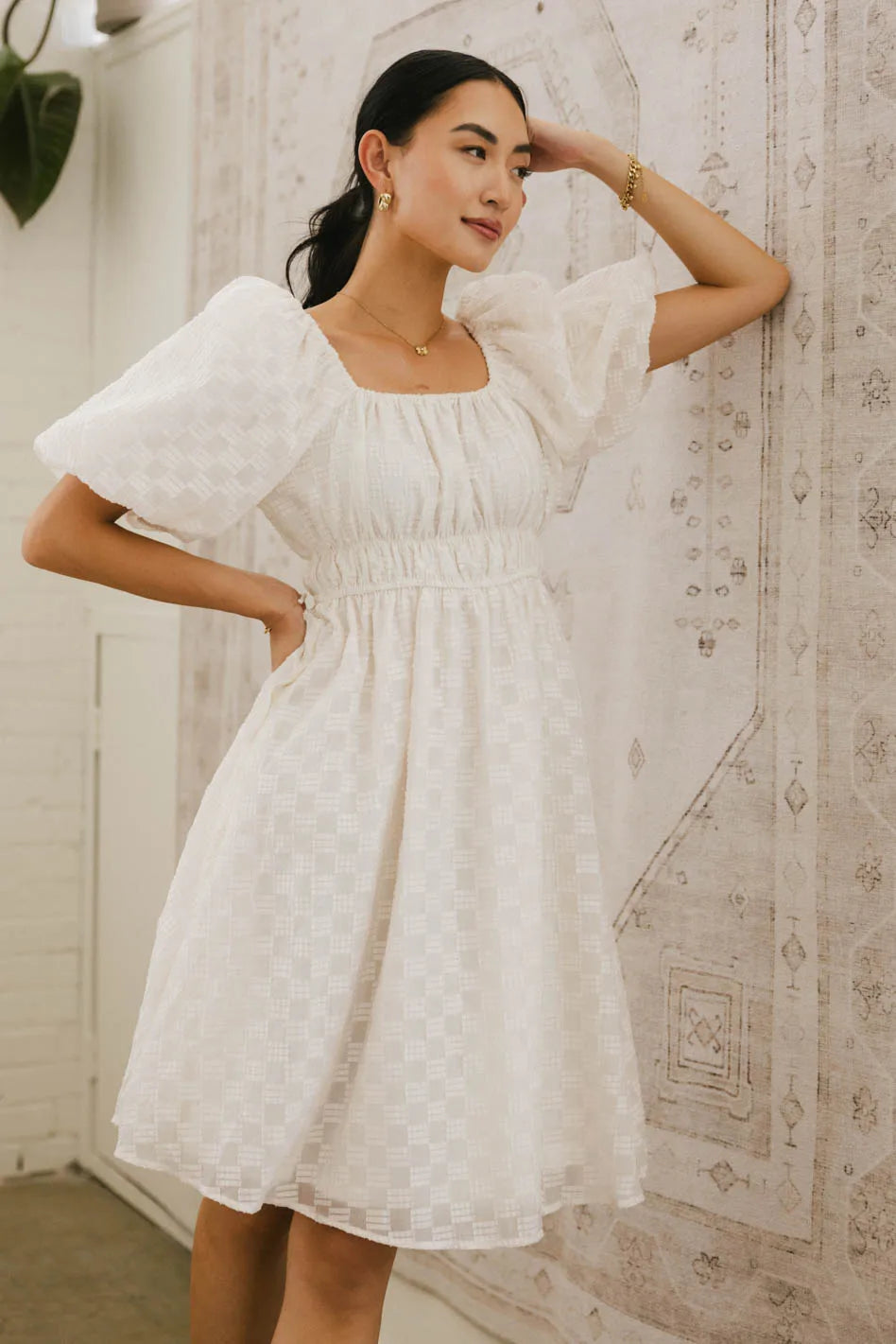 Easton Textured Midi Dress - FINAL SALE