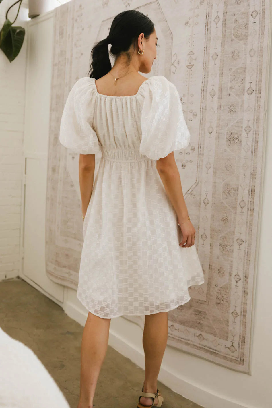 Easton Textured Midi Dress - FINAL SALE
