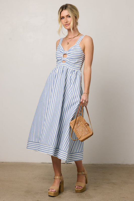 Archie Striped Midi Dress - FINAL SALE