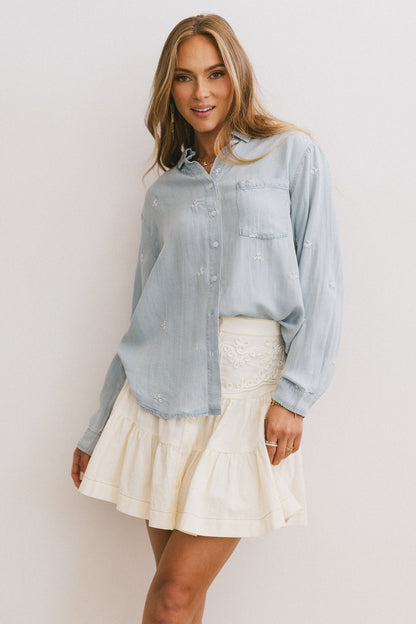 Cody Embroidered Button Up - FINAL SALE