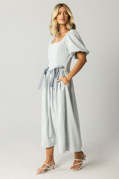 Elyse Gingham Maxi Dress - FINAL SALE