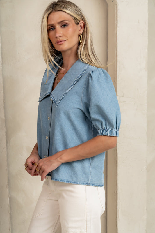 Charlie Denim Button Up - FINAL SALE