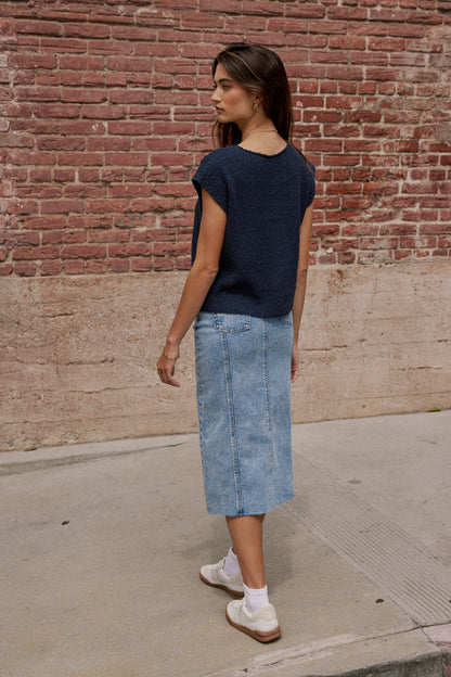 Aylin Sweater in Navy - FINAL SALE