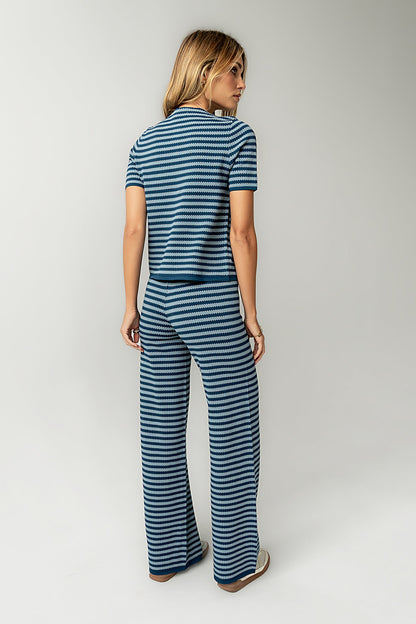 Ireland Striped Top in Blue - FINAL SALE