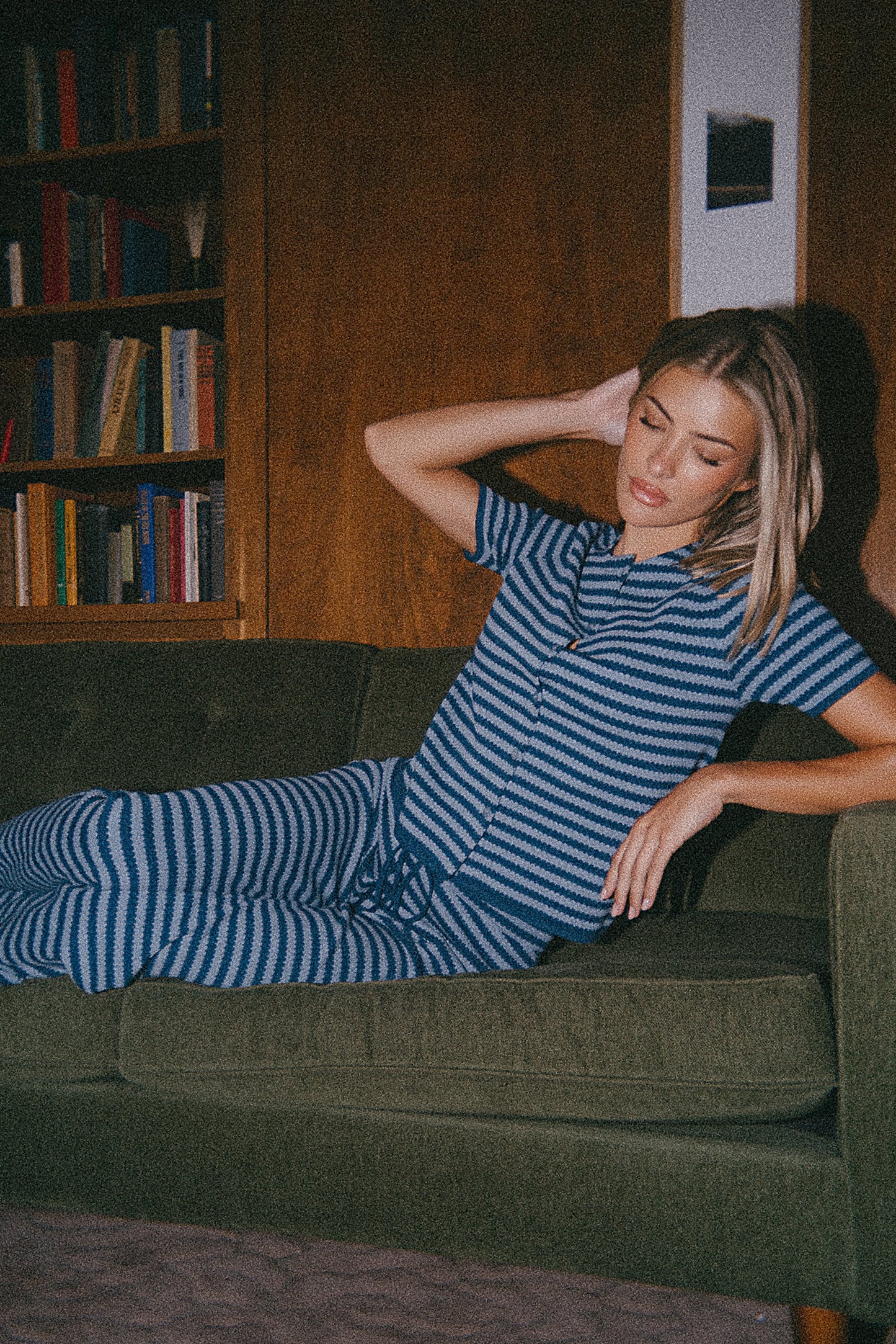 Ireland Striped Top in Blue - FINAL SALE