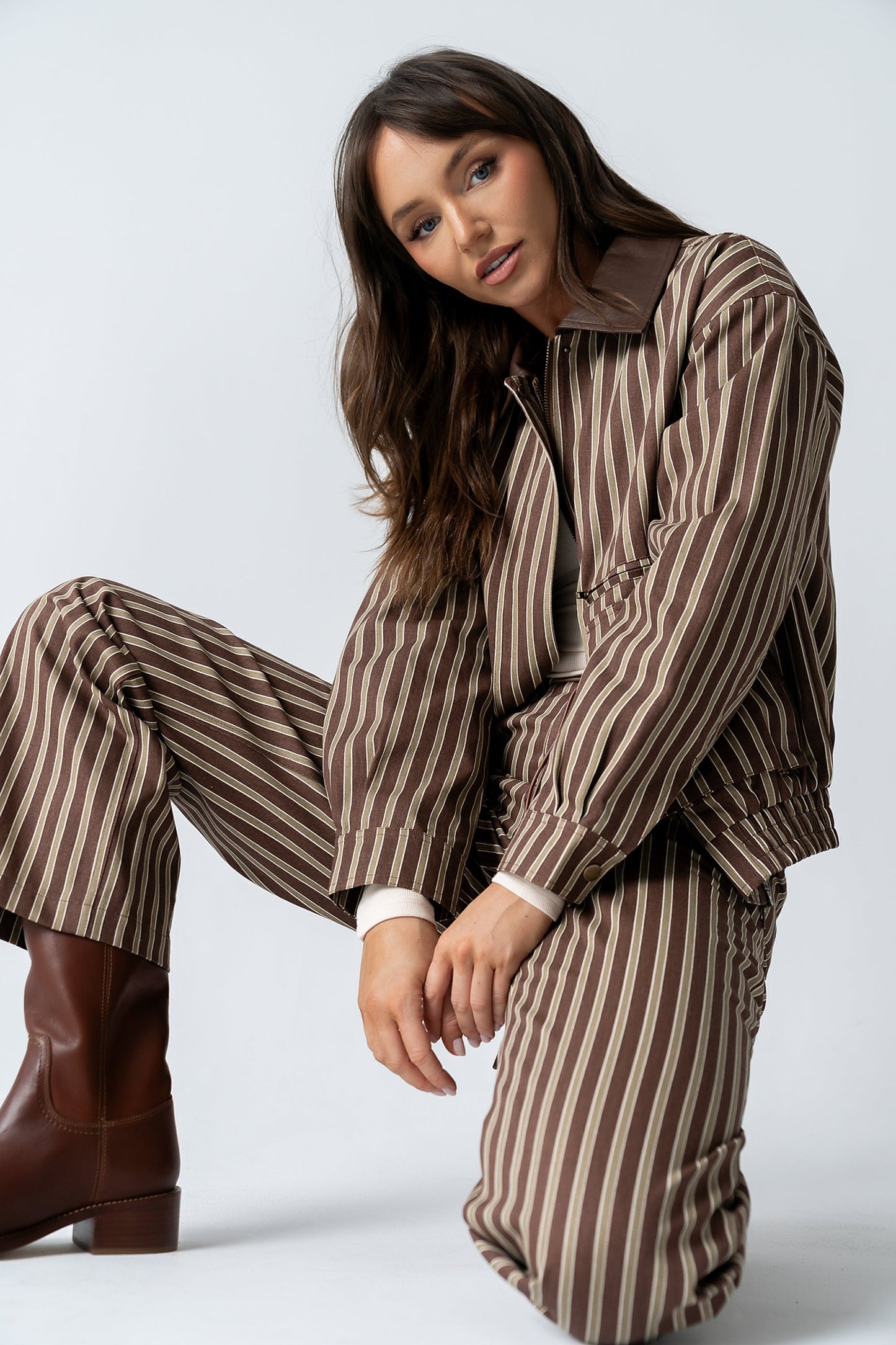 Carla Striped Utility Jacket - FINAL SALE
