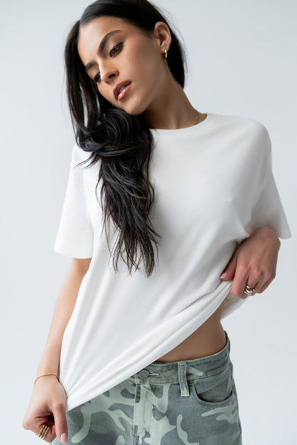 Chance Tee in White