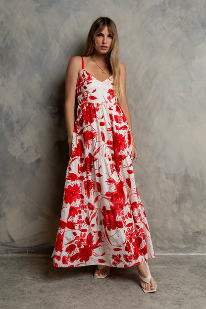 Annika Embroidered Maxi Dress