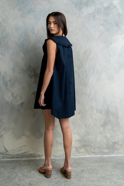 Beatrice Mini Dress in Midnight
