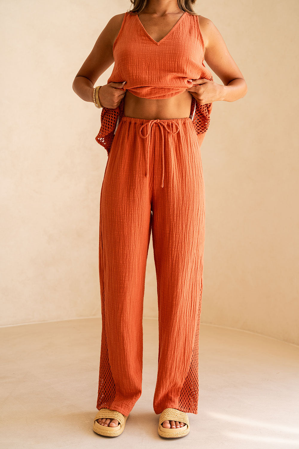 Dita Pants - Blood Orange