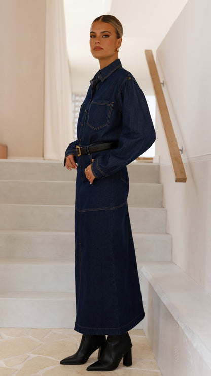 Sylas Jacket - Indigo