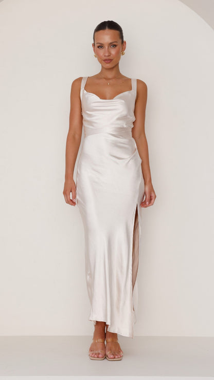 Zendaya Maxi Dress - Champagne