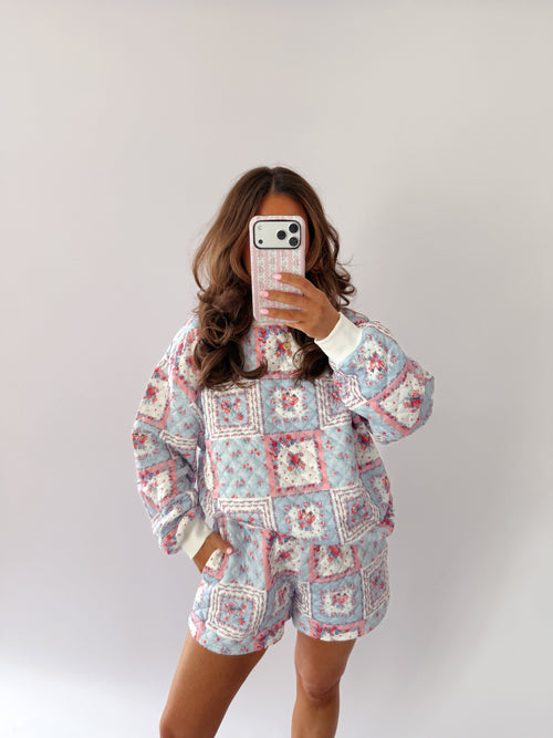 Americana Patchwork Darling Quilted Set