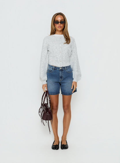 Dawsen Button Down Cardigan Grey