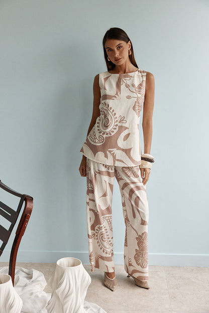 Emani Pants - Paisley Sunset