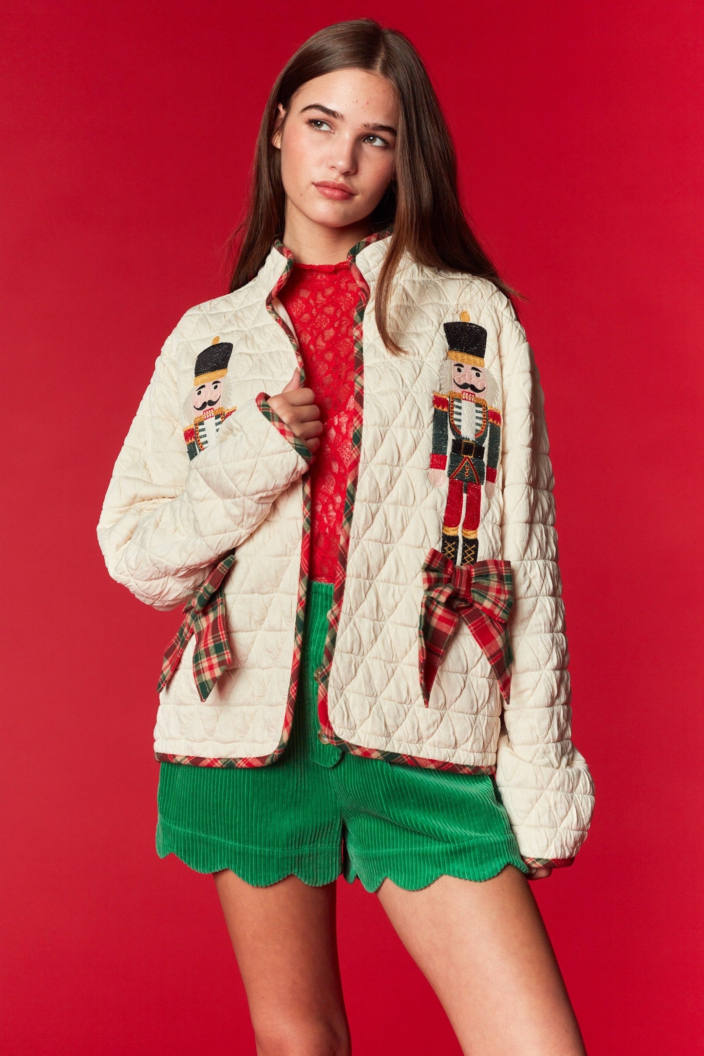 Bow Of A Nutcracker Quilted Jacket PRE ORDER NOVEMBER