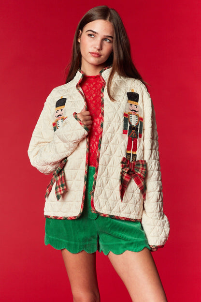 Bow Of A Nutcracker Quilted Jacket PRE ORDER NOVEMBER