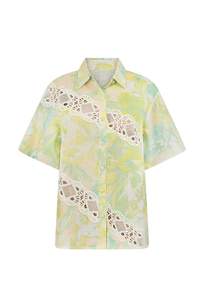 SAMPLE-Aquila Top - Fiore Festivo