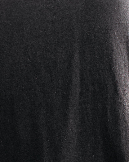 Chaz Cotton Crewneck Tee - Black