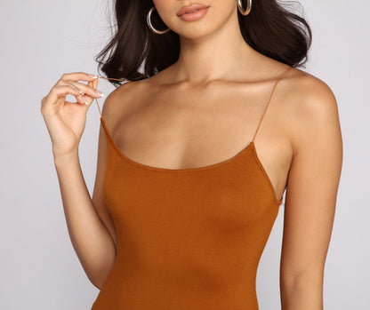 Classic Chic Scoop Neck Knit Mini Dress