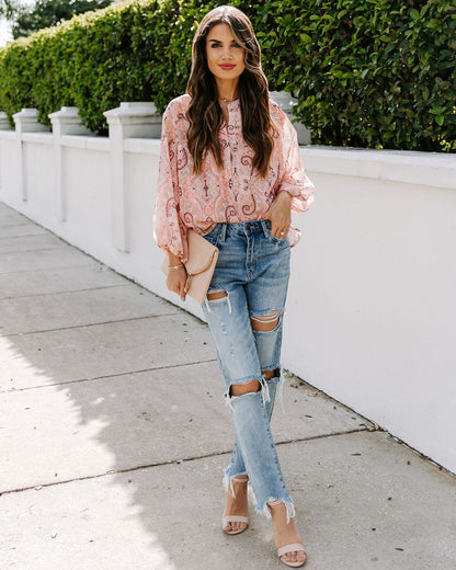 Eleanor Paisley Blouse