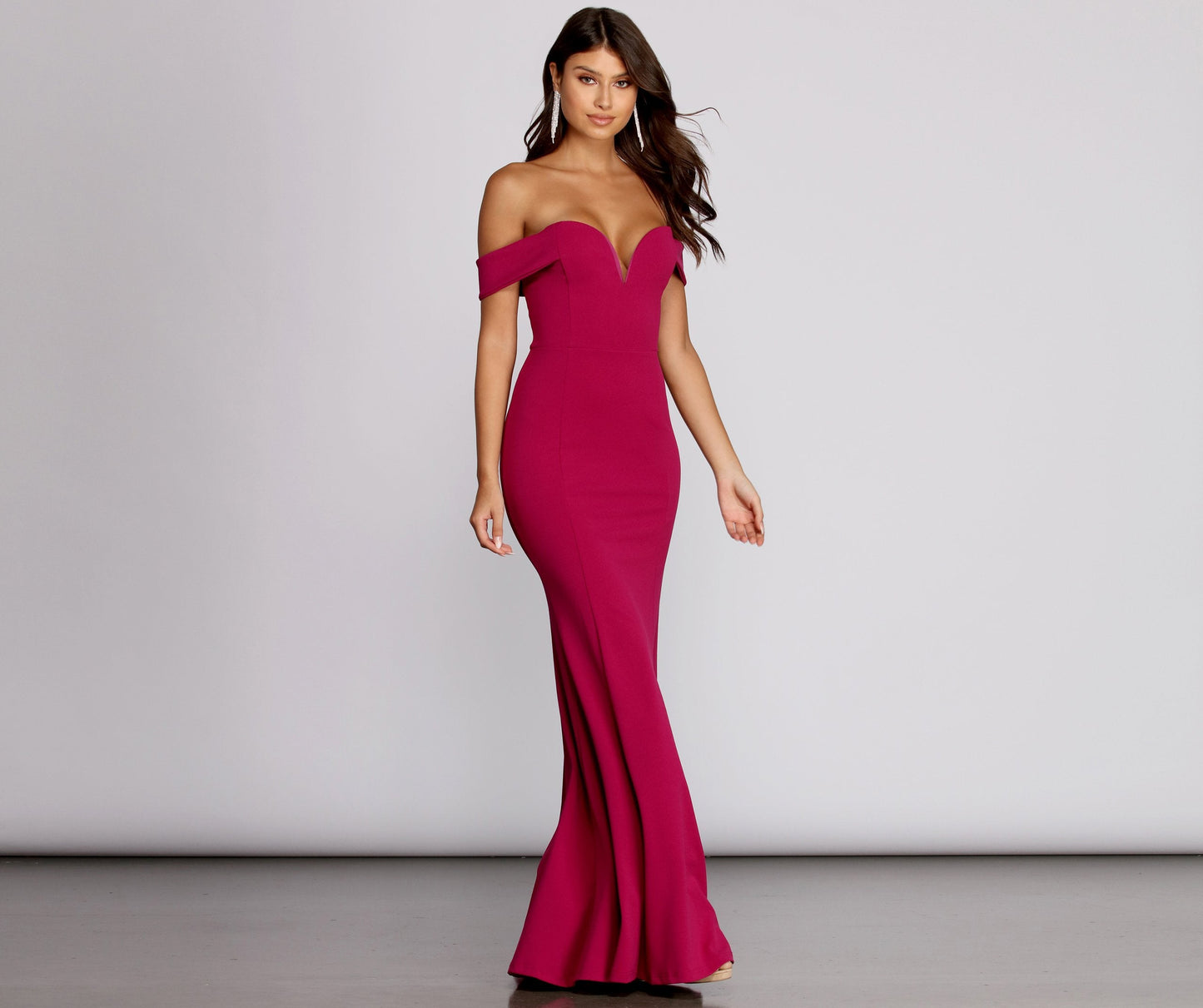 Emerson Formal Lattice Mermaid Dress