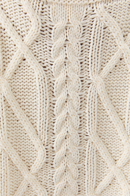 AMELIE ROUND NECK KNIT SWEATER TOP