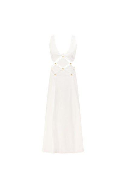 SAMPLE-Chessa Dress - White