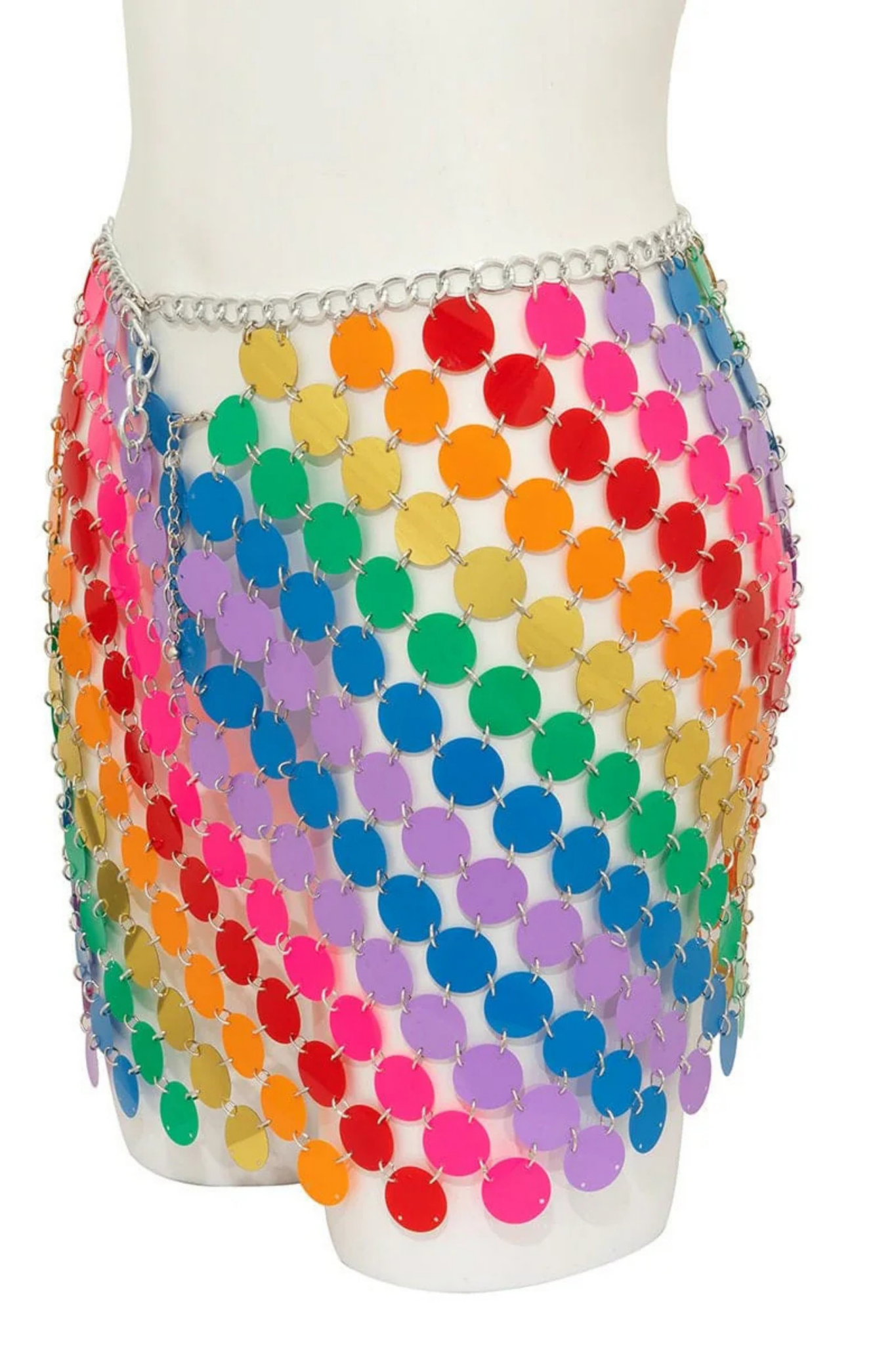 Rainbow Disco Skirt